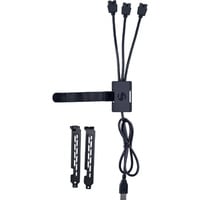 Lian Li Interne USB 2.0 1-naar-3 Hub splitterkabel Zwart