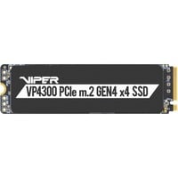 Patriot Viper VP4300 2 TB SSD Zwart, VP4300-2TBM28H, PCIe 4.0 x4, NVMe 1.4, M.2 2280