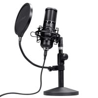 Trust GXT 269 Emita II Streamingmicrofoon Zwart, met tafelstandaard