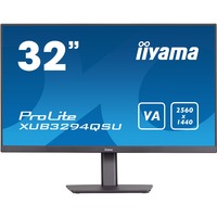 iiyama ProLite XUB3294QSU-B1 31.5" monitor Zwart, HDMI, DisplayPort, USB, Audio