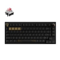 Keychron Black Myth Wukong Wireless Mechanical Keyboard Deluxe Edition Zwart, US lay-out (QWERTY), TTC Gold Pink, 75%, RGB leds, non-shine-through PBT, hot swap, USB-C | 2.4 GHz | Bluetooth 5.1