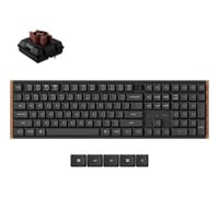 Keychron K5 Ultra 8K Wireless Custom Mechanical Keyboard Zwart, US lay-out (QWERTY), Keychron Milk POM Brown, 100%, RGB leds, LSA Double-shot PBT, USB-C | 2.4 GHz | Bluetooth 5.2