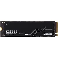 Kingston KC3000 512 GB SSD Zwart, SKC3000S/512G, PCIe 4.0 NVMe, M.2 2280