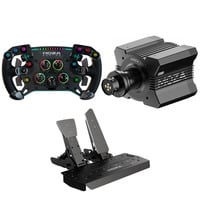MOZA GS V2P GT + R12 V2 + SR-P bundel Zwart, Basis, stuur en pedalen