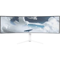 Arozzi Nova Curved 49" UltraWide gaming monitor Wit, 165 Hz, 1x DisplayPort, 2x HDMI, 1x USB-C, Audio, Adaptive Sync