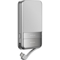EcoFlow EcoFlow RAPID magnetische Qi2 powerbank 5.000 mAh Zilver