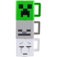 Paladone Minecraft: Set of 3 Stacking Mugs beker Meerkleurig, 3 stuks