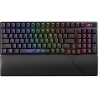 ASUS ROG Strix Scope II 96 Wireless RGB mechanisch gaming toetsenbord Zwart, US lay-out (QWERTY), ROG NX Snow, 96%, RGB leds, Hot-swappable, PBT Double-shot, Bluetooth | 2.4GHz | USB 2.0