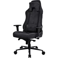 Arozzi Vernazza Soft Fabric - Pure Black gamestoel Zwart