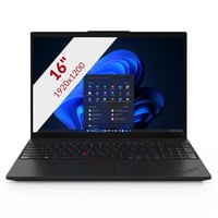 Lenovo ThinkPad L16 Gen 2 (21SC001GMH) 16" laptop Zwart | Ryzen 5 PRO 215 | Radeon 740M | 16 GB | 512 GB SSD