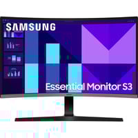 SAMSUNG Essential S27D396GAU 27" Curved monitor Zwart, 100 Hz, VGA, HDMI, Audio