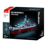 Sluban ModelBricks - USS Missouri Constructiespeelgoed Schaal 1:350