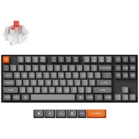 Keychron K8 Max-H1 RGB mechanisch toetsenbord Zwart, US lay-out (QWERTY), Keychron Super Red, 80% (TKL), RGB leds, OSA Double-shot PBT, hot swap, USB-C | 2.4 GHz | Bluetooth 5.1