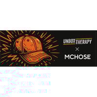 MCHOSE MCHOSE x Unbox Therapy Mouse Pad Zwart
