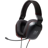 PowerA Bedrade stereoheadset voor Nintendo Switch 2 over-ear gaming headset Zwart/rood, Nintendo Switch 2, Nintendo Switch – OLED Model, Nintendo Switch, Nintendo Switch Lite