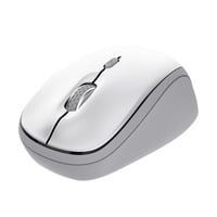 Trust Yvi+ Draadloze Muis Compact Wit, 800-1600 Dpi, 2.4GHz, Bluetooth, Stille Knoppen 