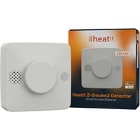 heat it Z-Smoke2 Detector 230VAC rookmelder Wit, Z-Wave
