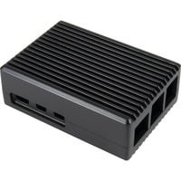 Inter-Tech Elegant aluminum case for Raspberry Pi 5, behuizing Zwart