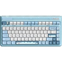 Iqunix OG80 Wintertide Wireless Mechanical Keyboard Lichtblauw, US lay-out (QWERTY), Cherry MX Red, 80% (TKL), RGB leds, Hot-swappable, PBT, 2.4GHz | Bluetooth 5.1 | USB-C