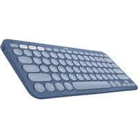 Logitech K380 Multi-Device Bluetooth Draadloos keyboard, toetsenbord Donkerblauw/wit, US lay-out, Bluetooth