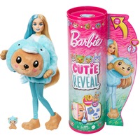 Mattel Barbie Cutie Reveal met kostuumthema en 10 verrassingen Pop Teddybeer als dolfijn