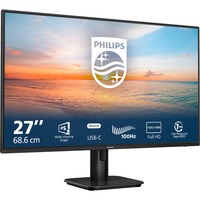 Philips 27E1N1300A 27" monitor Zwart, 100 Hz, HDMI, USB-C, Audio