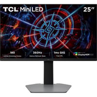 TCL 25P2A Pro 24.5" gaming monitor Zwart, 1x DisplayPort, 2x HDMI, 360 Hz