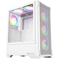 XYZ PC Gear Airone 300-X Mesh midi tower behuizing Wit | 1x USB-A | 1x USB-C | Tempered Glass