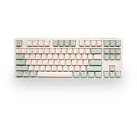 Ducky One 3 Matcha TKL, toetsenbord Crème/groen, US lay-out, Cherry MX Silent Red, PBT Double Shot, hot swap