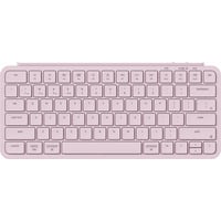 Keychron B1 Pro-K4 toetsenbord Lichtroze, US-International lay-out (QWERTY), Scissor switches, 75%, ABS Keycaps, 2.4GHz | Bluetooth 5.2 | USB-C