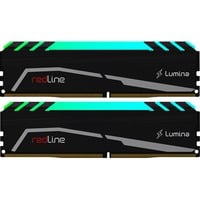 Mushkin 64 GB DDR4-3600 Kit werkgeheugen Zwart, MLA4C360JNNM32GX2, Redline Lumina RGB, XMP