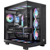 Thermaltake View 380 XL TG ARGB midi tower behuizing Zwart | 2x USB-A | 1x USB-C | RGB | Tempered Glass