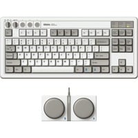 8BitDo Retro Mechanical Keyboard M Edition Grijs, US lay-out (QWERTY), Kailh Box White, 80% (TKL), Bluetooth Low Energy, Wireless 2.4G, USB