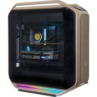 ALTERNATE Thunderstorm Pro Ryzen 7 - RTX 5080 Gold Limited edition gaming pc Goud/zwart | R7 9850X3D | RTX 5080 | 32 GB | 4 TB SSD