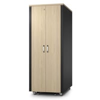 APC NetShelter AR4038LIA, 38U server rack Houtkleur/zwart, 75(b) x 194(h) x 113,04(d) cm, geluiddicht