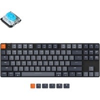 Keychron K1SE-A2, toetsenbord Zwart/grijs, US lay-out, Gateron Low Profile Mechanical Blue, white leds, ABS keycaps, Bluetooth 5.1