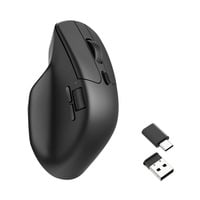 Keychron M6 Wireless Mouse Zwart, 100 tot 30.000 dpi, 8000Hz, 2,4 GHz / Bluetooth / USB
