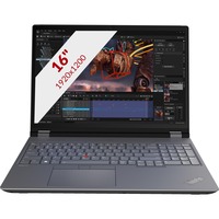 Lenovo ThinkPad P16 G2 (21FA005BMH) 16" laptop Grijs/zwart | i7-14700HX | RTX 1000 | 16 GB | 512 GB SSD
