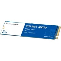 WD Blue SN570, 2 TB SSD Blauw/wit, WDS200T3B0C, M.2 2280, PCIe Gen3 x4