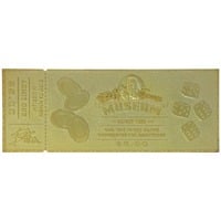  Back to the Future: Biff Tannen Museum Entrance 24k Gold Plated Ticket Replica decoratie Goud