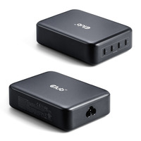 Club 3D Reislader 240 Watt GaN-technologie Zwart, 4x USB-C, USB-C, PPS + PD 3.1