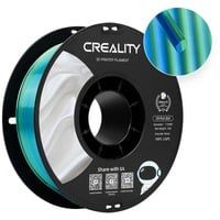 Creality CR-Silk PLA-filament blauw/groen 3d-filament 1 kg, 1,75 mm, op rol