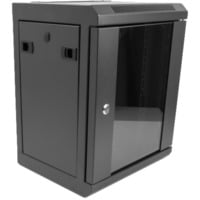 DeLOCK 10″-netwerkkast met glazen deur server rack Zwart, 8U