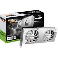 INNO3D GeForce RTX 5060 Ti TWIN X2 OC WHITE 16GB grafische kaart Wit, 3x DisplayPort, 1x HDMI 2.1, DLSS 4
