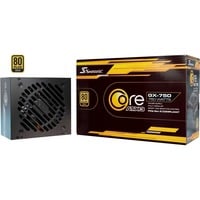 Seasonic Core GX-750-V2 750W ATX3.1 voeding  Zwart, 1x 12V-2x6, 2x PCIe, kabelmanagement