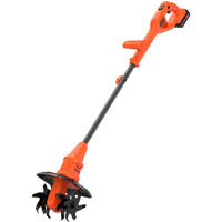 BLACK+DECKER BETL1820L-QW 18V 2.0Ah Grondfrees Oranje/zwart, 18V 2.0Ah accu en 400mA Lader inbegrepen