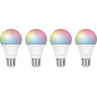 Hombli Smart Bulb - RGB + CCT 4 pack ledlamp 4 stuks, Dimbaar