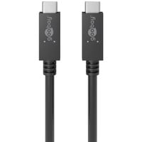 goobay USB-C PD oplaad- en synchronisatiekabel 100W Zwart, 0,5 meter