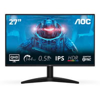 AOC Q27B36X 27" gaming monitor Zwart, HDMI, DisplayPort, 144 Hz