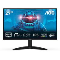 AOC Q27B36X 27" monitor Zwart, 1x HDMI, 1x DisplayPort, 144 Hz